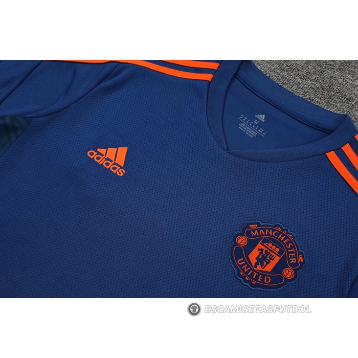 Chandal del Manchester United Manga Corta 2022-23 Azul - Pantalon Corto